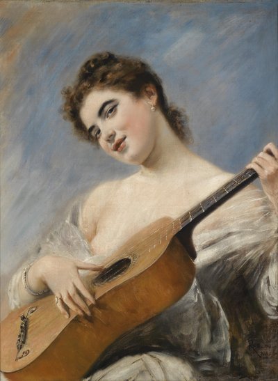 The Guitar Player by Franz Russ jun.